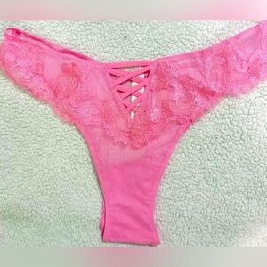 Beautiful Victoria’s Secret Floral Embroidery Thong
